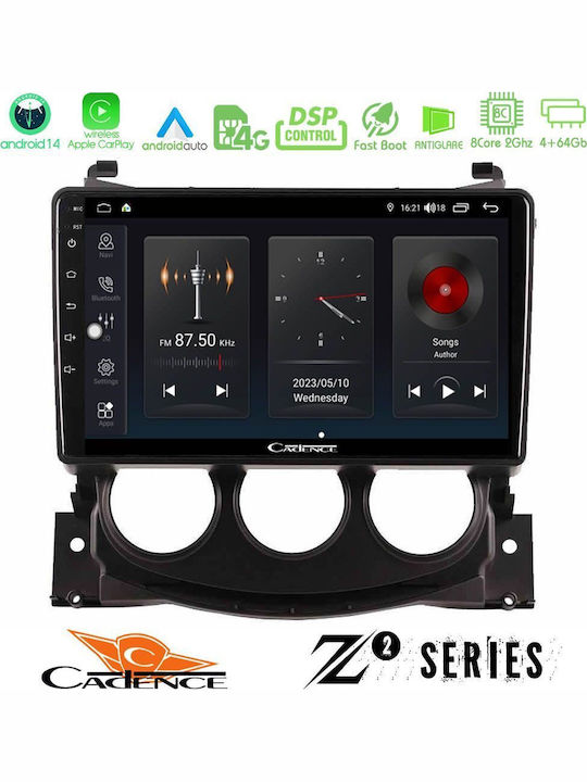 Bizzar Car Audio System for Nissan 370Z 2009-2013 (Bluetooth/USB/WiFi/GPS/Apple-Carplay/Android-Auto) with Touch Screen 9"
