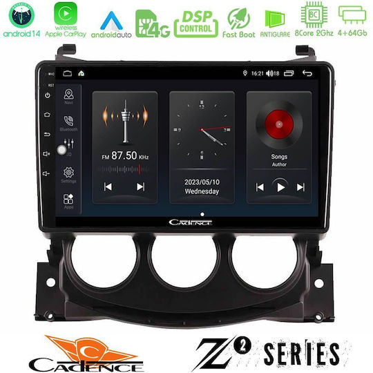 Bizzar Car Audio System for Nissan 370Z 2009-2013 (Bluetooth/USB/WiFi/GPS/Apple-Carplay/Android-Auto) with Touch Screen 9"