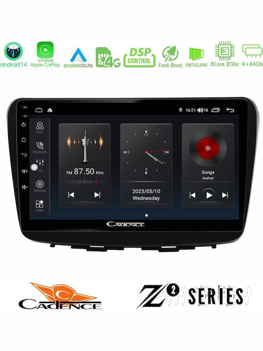 Bizzar Auto-Audiosystem für Suzuki Baleno 2016-2021 (Bluetooth/USB/WiFi/GPS/Apple-Carplay/Android-Auto) mit Touchscreen 9"