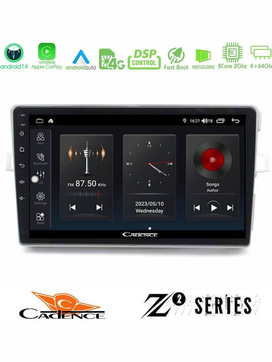 Bizzar Car Audio System for Toyota Verso 2009-2018 (Bluetooth/USB/WiFi/GPS/Apple-Carplay/Android-Auto) with Touch Screen 9"