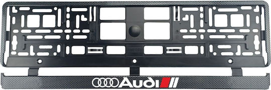 Set 2 Stücke Carbon Nummernschildrahmen für Audi II
