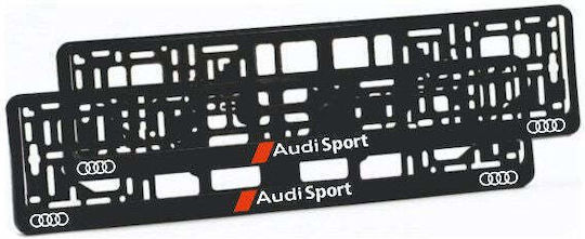 Set 2 Suporturi Personalizate Pentru Plăcuțe De Înmatriculare Audi Sport 2