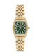 Herrenuhr 25mm Batterie mit Gold Rostfreien Stahlarmband
