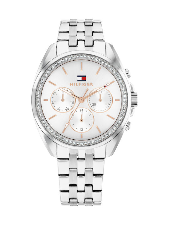 Armbanduhren Tommy Hilfiger Uhr Weiss Weiße Tommy Hilfiger Uhren