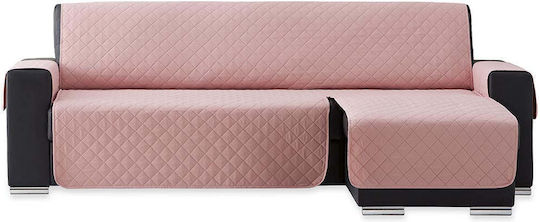 Sofazip Elastische Abdeckung für Ecksofa Rosa 200εκ. 1Stück SZMATC200ROZ