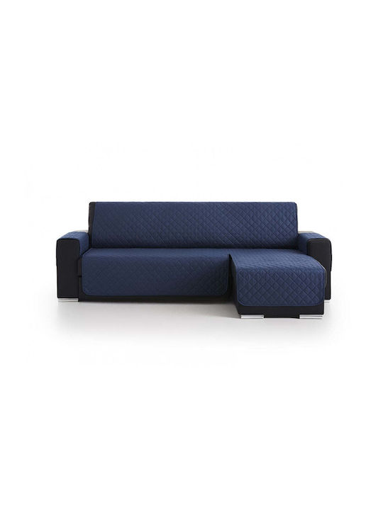 Sofazip Ελαστικό Κάλυμμα Γωνιακού Καναπέ Navy Blue 180εκ.