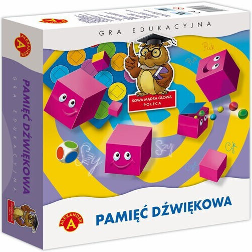 Board Game Sound Memory for 2-3 Players 5+ Years Old (PL) Alexander Toys