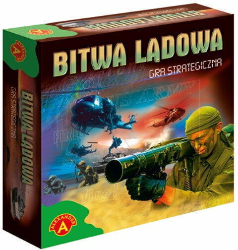 Board Game Land Battle (Bitwa Lądowa) for 2 Players 5+ Years Old (PL) Alexander Toys