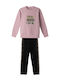 Kinder-Set mit Leggings Winter 2Stück Pink