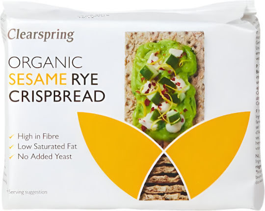 Clearspring Crispbread Organic Secară Cu Susan 200g