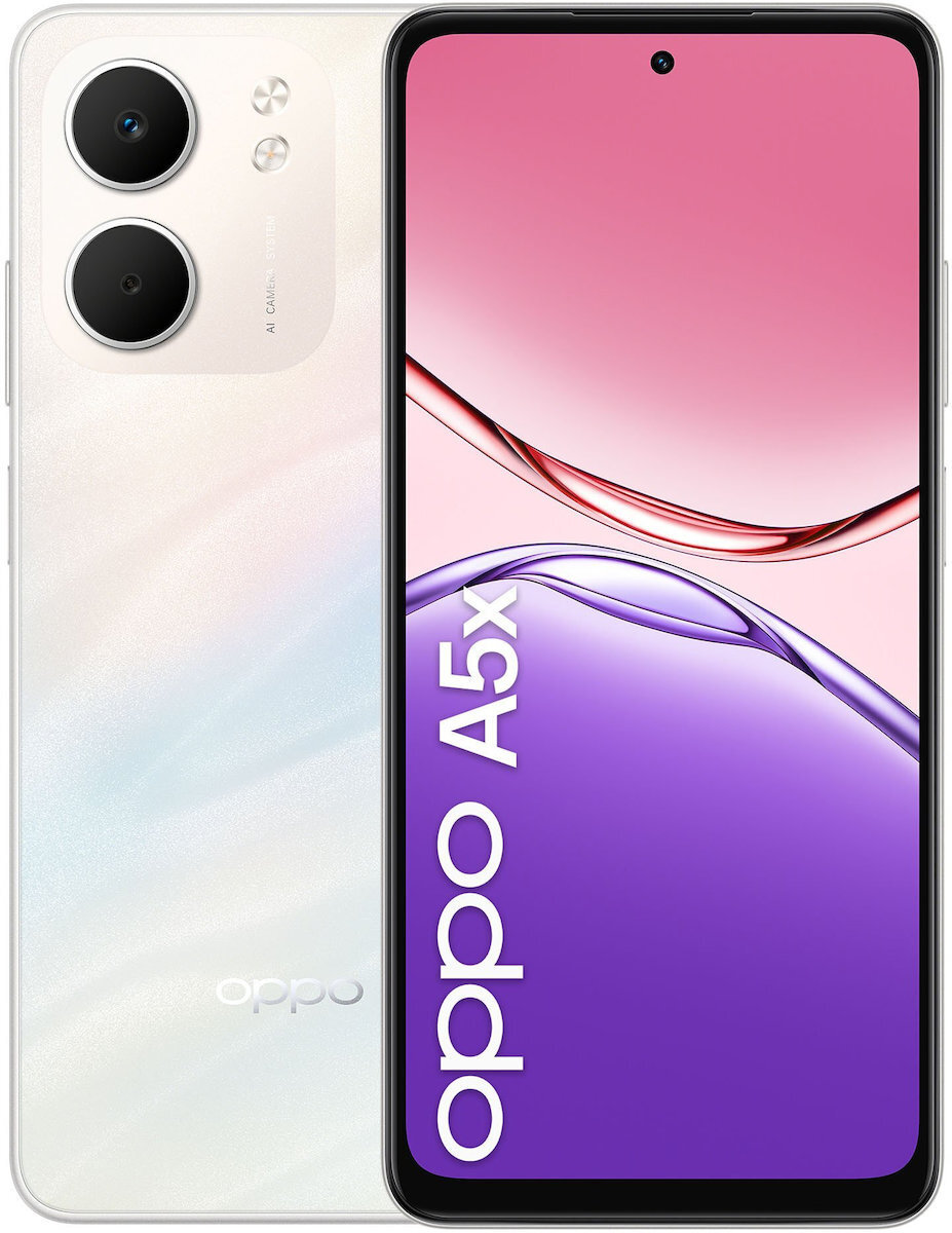 Oppo A5X 4G Dual SIM (4/128GB) Alb | Skroutz Romania