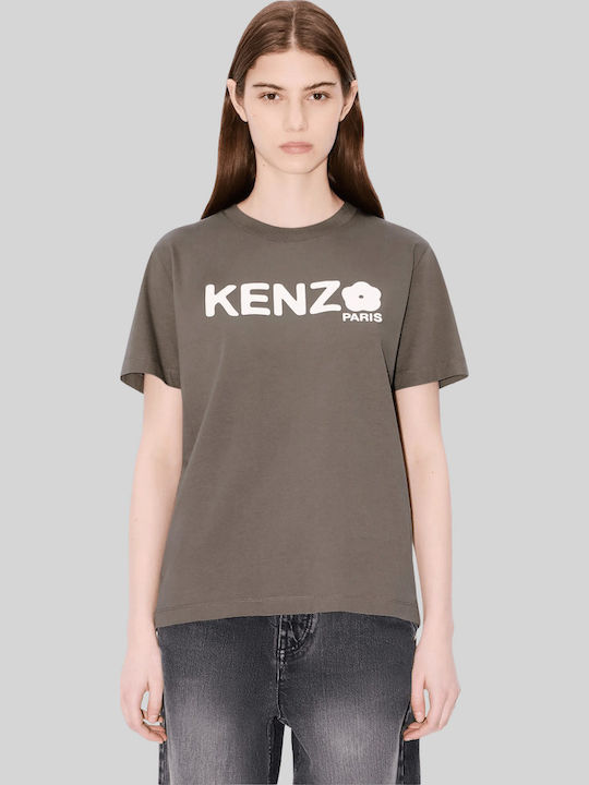 Kenzo Boke Flower 2.0 Women's T-shirt Floral Brown