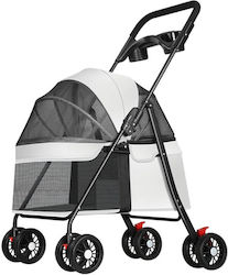Denik Pets Καρότσι έως 20kg Λευκό