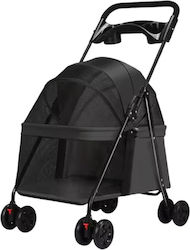 Denik Pets Καρότσι έως 20kg Μαύρο Denik Pets Καρότσι έως 20kg Μαύρο