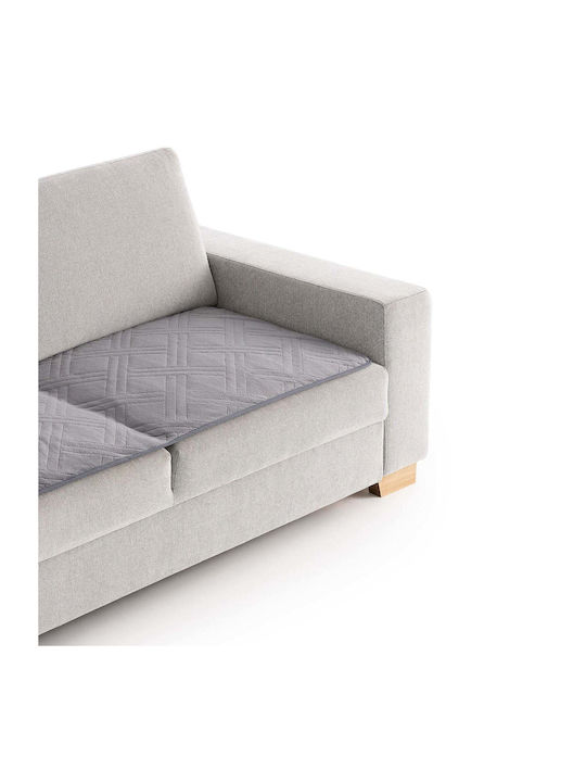 Sofazip Topper Ελαστικό Κάλυμμα Πολυθρόνας Grey 65x55cm