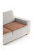 Sofazip Topper Elastische Abdeckung für Dreisitziges Sofa Brown 65x180cm 1Stück