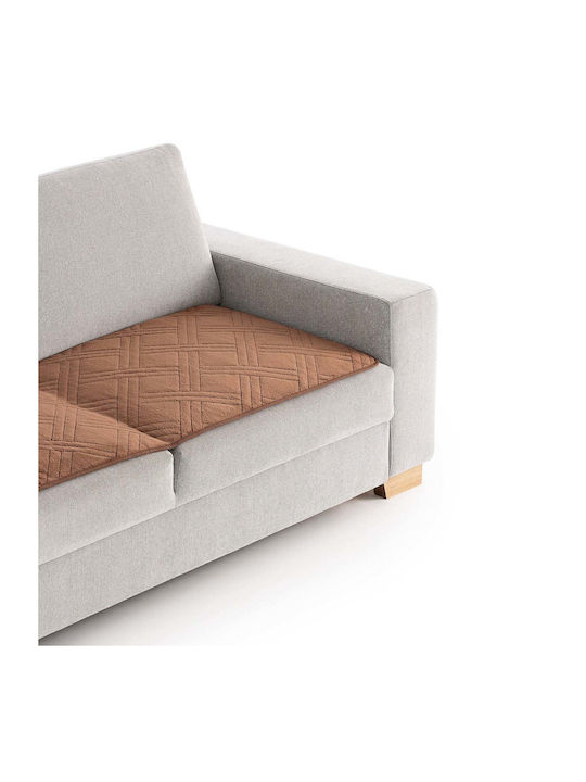 Sofazip Topper Husă Elastică Canapea cu cinci locuri Brown 90x240cm 1buc