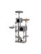 Feandrea Scratching Post Poles Gray 110x67x196cm