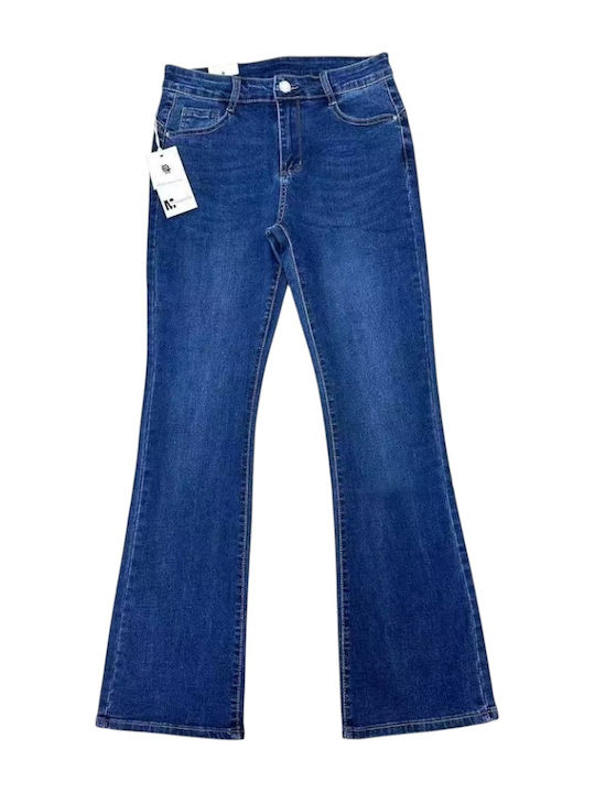 Miss Good Women's Jean Trousers Flared Push Up MG3925