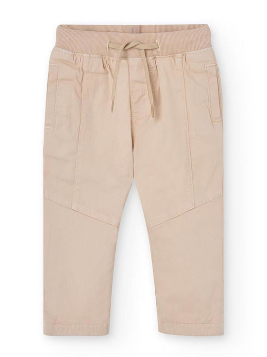 Kids' Fabric Pants Beige