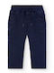 Pantaloni din Material Textil pentru Copii Navy