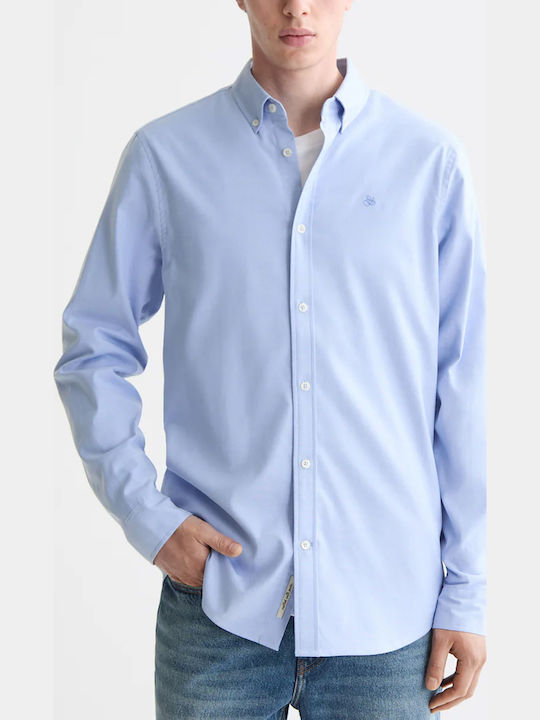 Scotch & Soda Seasonal Solid Long-sleeved Shirt...