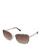 Guess Women's Sunglasses with Gold Metallic Frame and Brown Gradient Lenses GU00218 28F