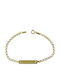 Roloi Kaliamanis Kids Bracelet ID from Gold 9K with Heart