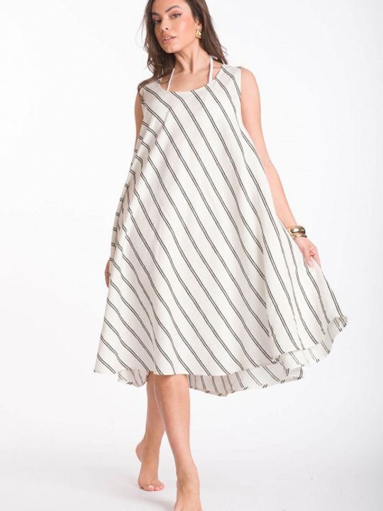 Rima Beachwear Γυναικείο Φόρεμα Παραλίας Λευκό