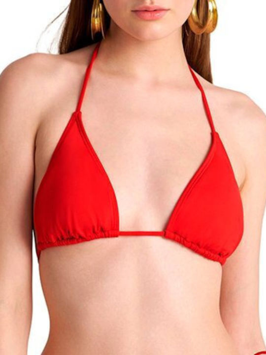 Blu4u Triangle Bikini Top Red