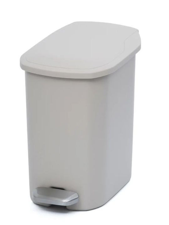 Rainbow Plastic Bathroom Basket Soft Close 6lt Beige