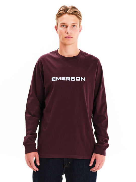 Emerson Αθλητικό T-shirt Μπορντό