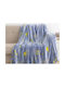 Fleece Kinderdecke Weltraum Leuchtendes Blau Koralle Leuchtend 220x160cm