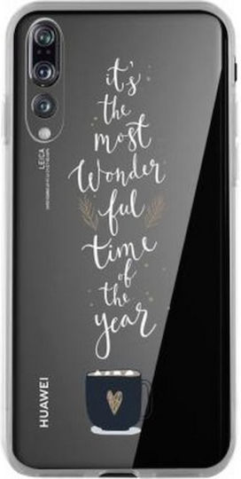 Bigben Connected Hard Case Huawei P20 Pro Wonderful Time Pattern Transparent