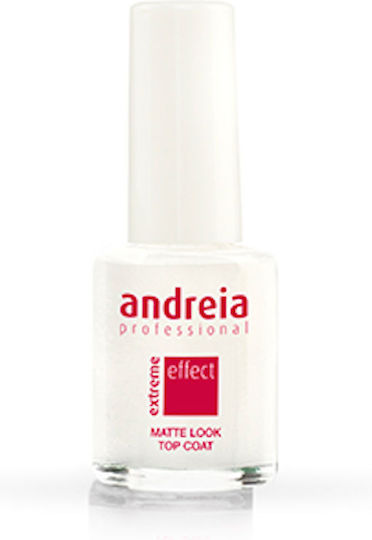 Andreia Professional Extreme Top Coat για Απλά Βερνίκια Matte Quick Dry 10.5ml