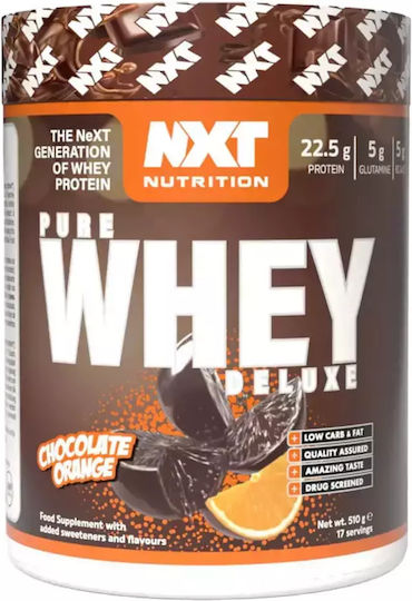 Nxt Nutrition Pure Whey Deluxe Πρωτεΐνη Ορού Γάλακτος με Γεύση Chocolate Orange 510gr