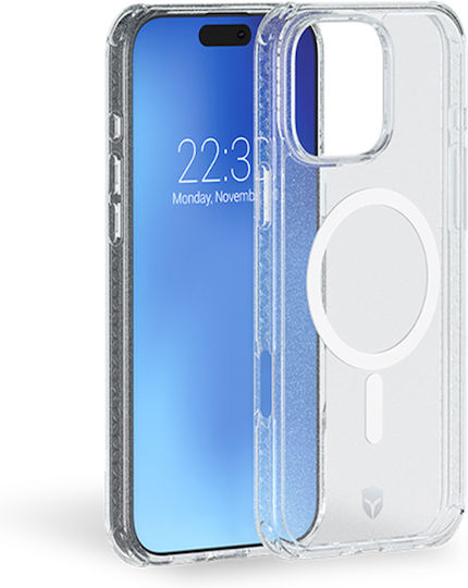 iPhone 16 Pro Max MagSafe Verstärkte Air Tryax System Glitzer Transparente Handyhülle