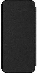 Oppo Folio Case Oppo A76 A96 Folio Flip Cover Card Holder Black