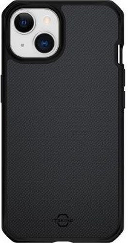 Itskins Hülle iPhone 14 Plus Verstärkte Ballistic Nylon Schwarz