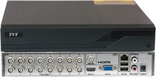 TVT TD-2116NS-HL-H Καταγραφικό HVR 16 Καναλιών με Ανάλυση Full HD