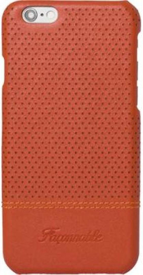 Husă Façonnable iPhone 6/6s Micro-perforată Elegantă Portocalie