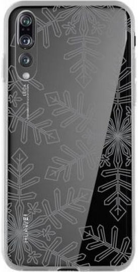 Bigben Connected Case Huawei P20 Pro Hard Transparent Snowflakes