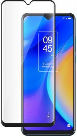 Bigben Connected Tempered Glass Screen Protector Tcl 20 Se 2.5d Scratch Proof Transparent Black