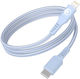 Bigben Connected Usb-c/Lightning 3a Power Delivery 60w Lade- und Übertragungskabel 1,2m Blau
