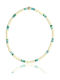 The Gem Stories Gold Plated Green Necklace