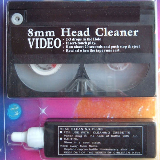 Vhs Video Kassette Kopfreiniger 8mm Video Kamera Flüssigkeit Lösung