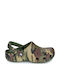 Crocs Classic Camouflage Γυναικεία Σαμπό Πράσινα