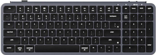 Keychron B2 Pro B2P-K1 Wireless Bluetooth Keyboard English US Compatible with Mac Space Grey