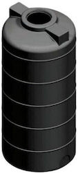 Plastic Storage Tank 100lt S6 Eco-s Vertical Cylindrical Heavy Duty For Petroleum Water Oil Black