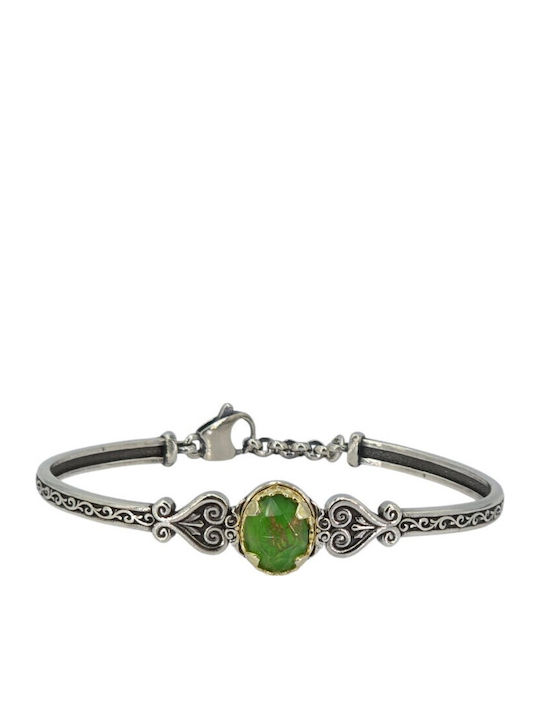 Damen Armband mit Design Byzantinisch aus Silber Vergoldet
